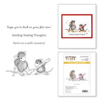 Spellbinders House Mouse Healing Thoughts Cling Stamps rsc-051