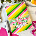 Rainbow Splash Cardstock Card Front Pack rs15cf Beautiful Moments Easter Card | color-code:ALT03