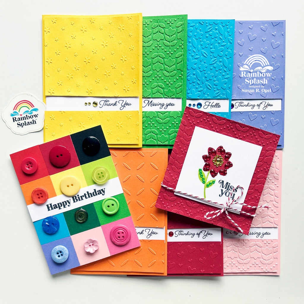 Rainbow Splash Cardstock Rainbow Pack rsc19 Rainbow Splash Cards | color-code:ALT01