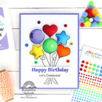 Rainbow Splash Wafer Dies Birthday Wishes rsd600c Birthday Card | color-code:ALT02