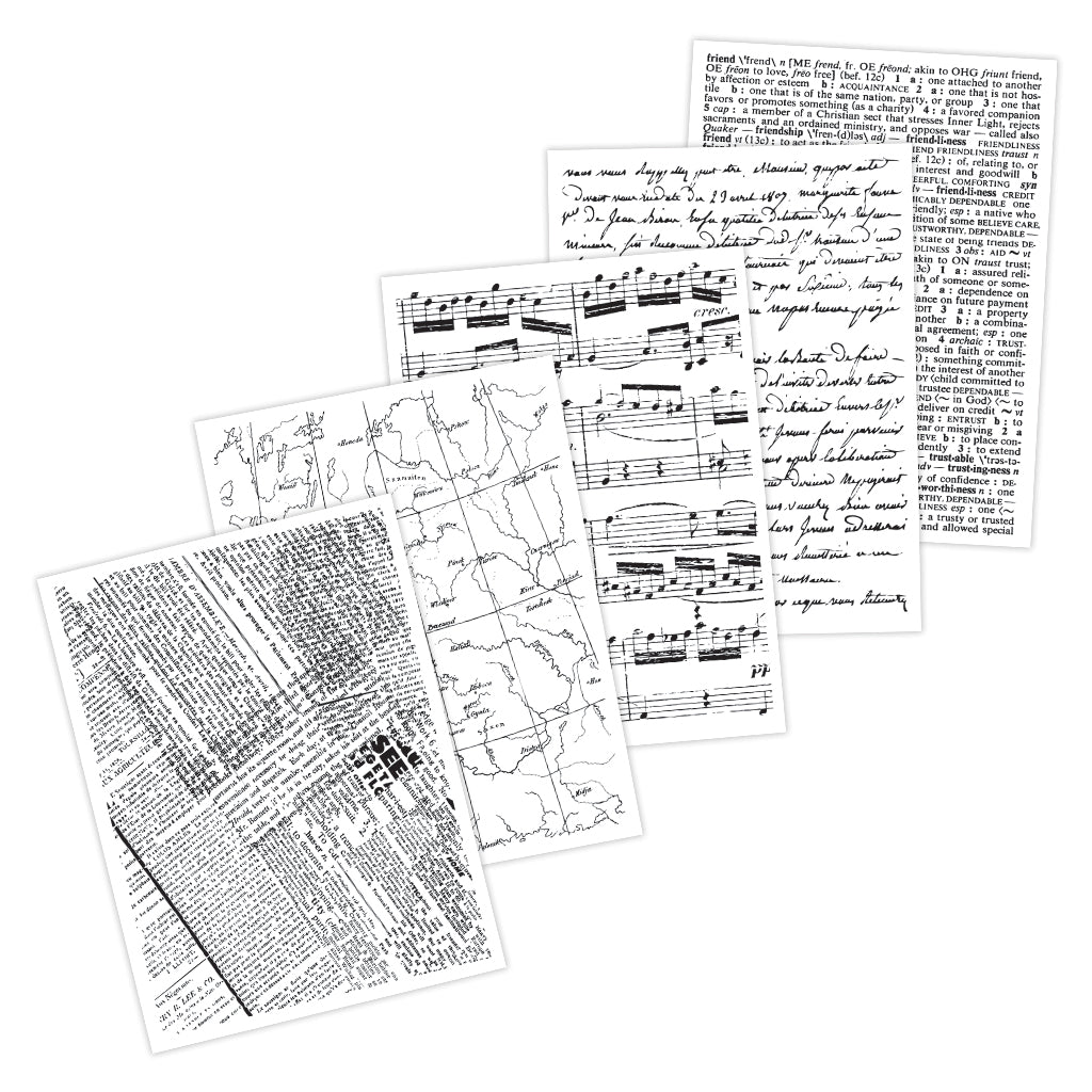 Hero Arts Collage Backgrounds Part 2 Hero Transfer Rub On's rt123