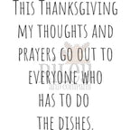 Riley And Company Funny Bones Thoughts and Prayers Cling Rubber Stamp rwd-1194
