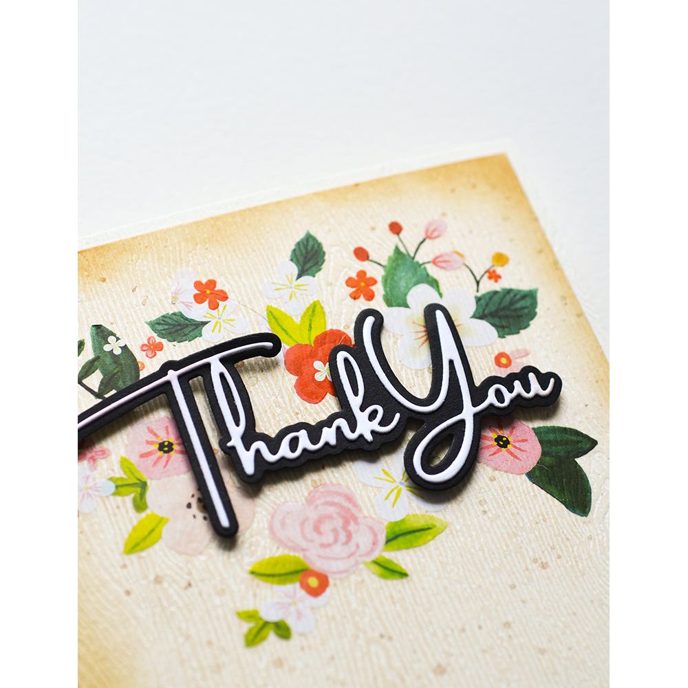 Memory Box Cottage Meadow Rub Ons rub104 thanks