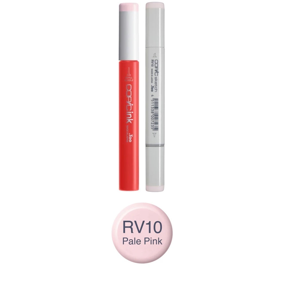 Copic Marker Pale Pink Marker and Refill Bundle RV10