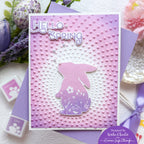 Simon Says Stamp Embossing Folder Radial Dots sf415 Favorite Things Spring Card | color-code:ALT03