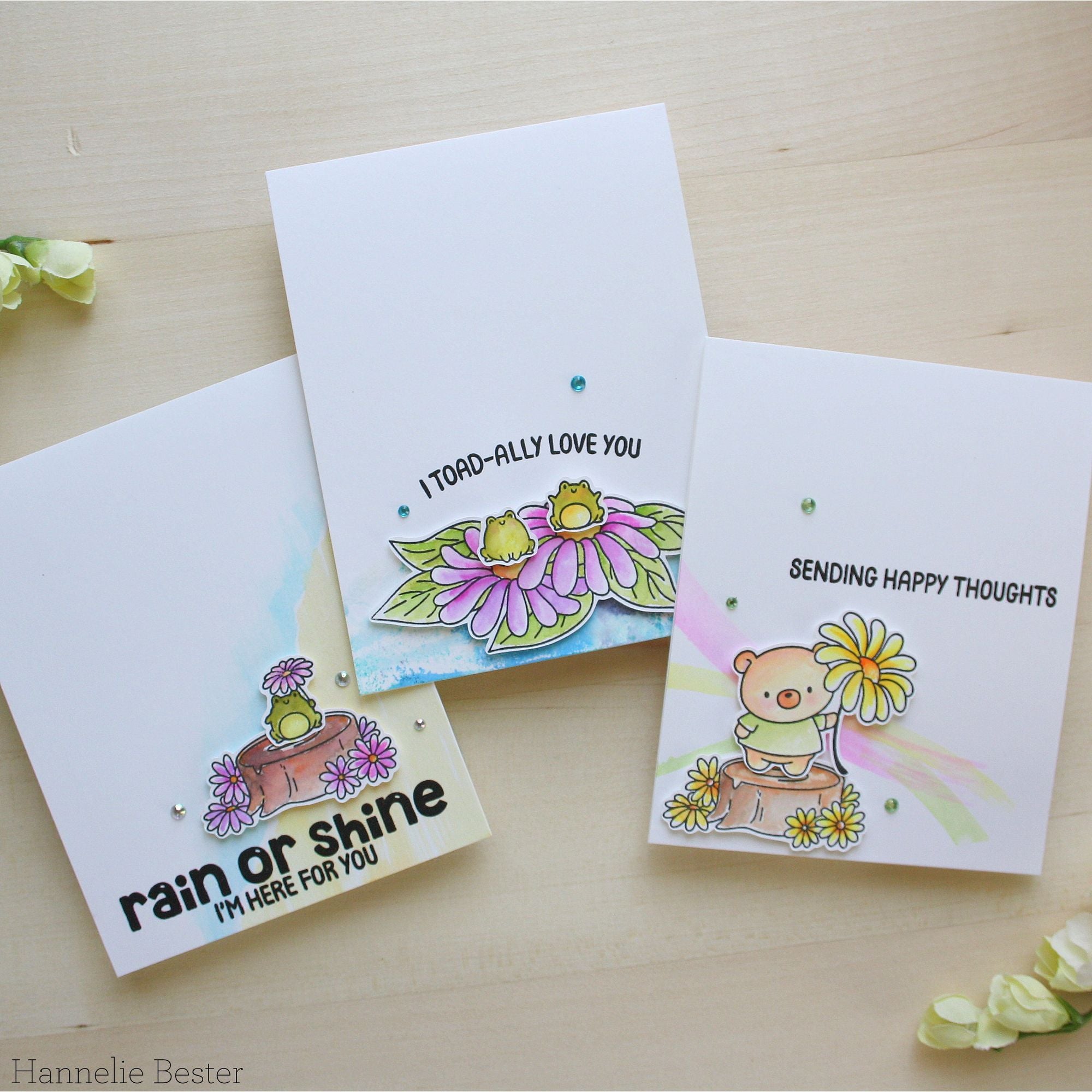 Simon Says Stamp Rain or Shine Wafer Dies 1279sdc Rain or Shine Card Set | color-code:ALT03