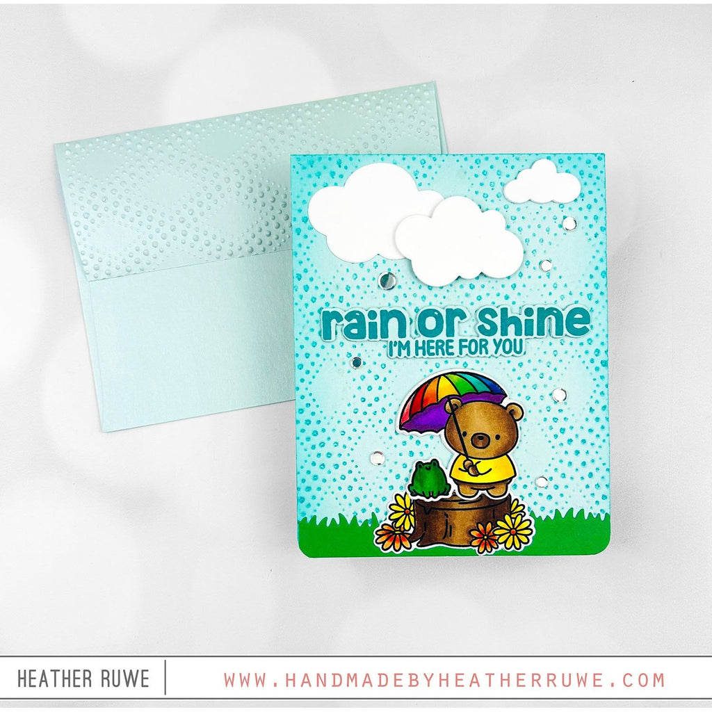Simon Says Stamp Rain or Shine Wafer Dies 1279sdc Rain or Shine Here for You Card | color-code:ALT04