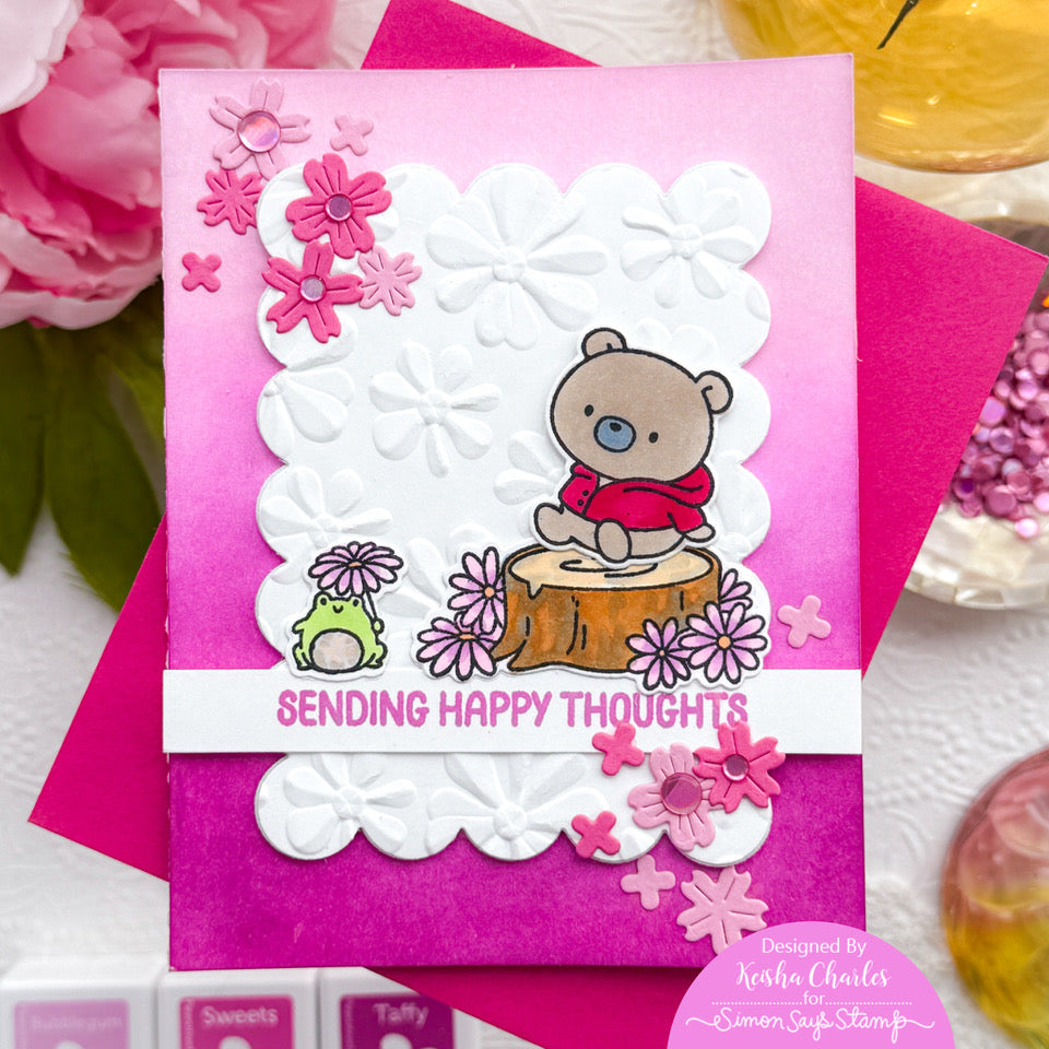 Simon Says Stamp Rain or Shine Wafer Dies 1279sdc Rain or Shine Happy Thoughts Card | color-code:ALT07
