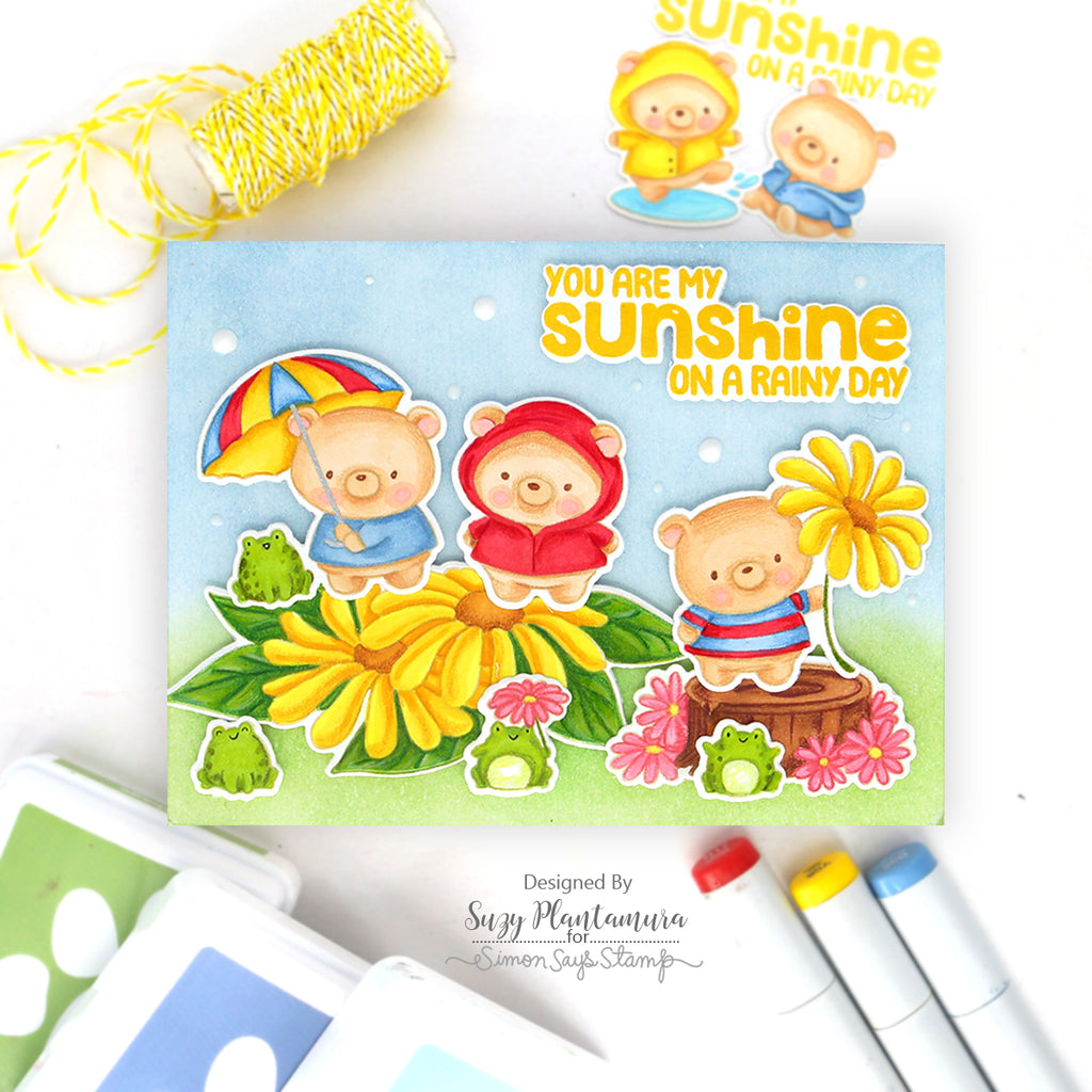 Simon Says Stamp Rain or Shine Wafer Dies 1279sdc Rain or Shine You are My Sunshine Card | color-code:ALT01