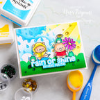 Simon Says Stamps and Dies Rain or Shine set950rs Rain or Shine Here for You Card
