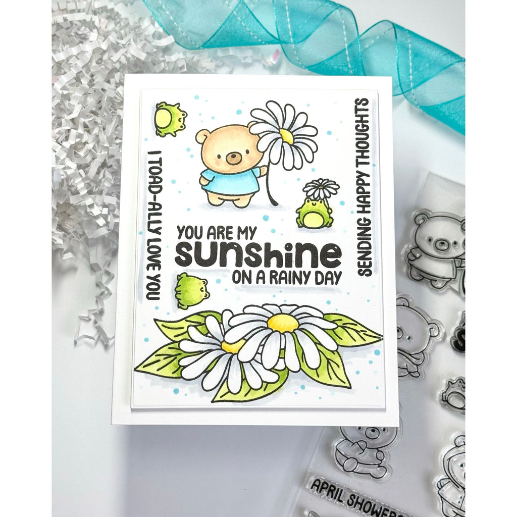 Simon Says Clear Stamps Rain or Shine 2180ssc Rain or Shine You are my Sunshine Card