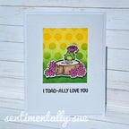 Simon Says Stamps and Dies Rain or Shine set950rs Rain or Shine Love You Card