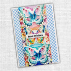 Paper Rose Rainbow Garden Patterns 6x6 Paper 31554 best wishes