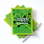 Rainbow Splash Cardstock Card Front Pack rs15cf Beautiful Moments St. Patrick's Day Card