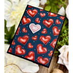 Rainbow Splash Clear Stamps Lots of Love rs118c Stamptember Joe Sysavath XO Hearts Card