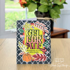 Rainbow Splash So Very Thankful Wafer Dies rsd617c Stamptember Beth Opel Thanksgiving Card