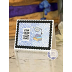 Rainbow Splash Stamps and Dies Graduation Greetings set1221gg Grad Card Kim Taylor