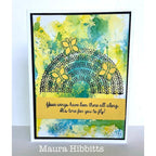 Simon Says Stamps and Dies Rainbows and Butterflies set793rb Sunny Vibes Rainbow and Butterflies Card