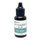 Ranger 49 and Market 7 Dye Reinker Bundle FMI95392 Sea Glass Turquoise Bottle Close Up