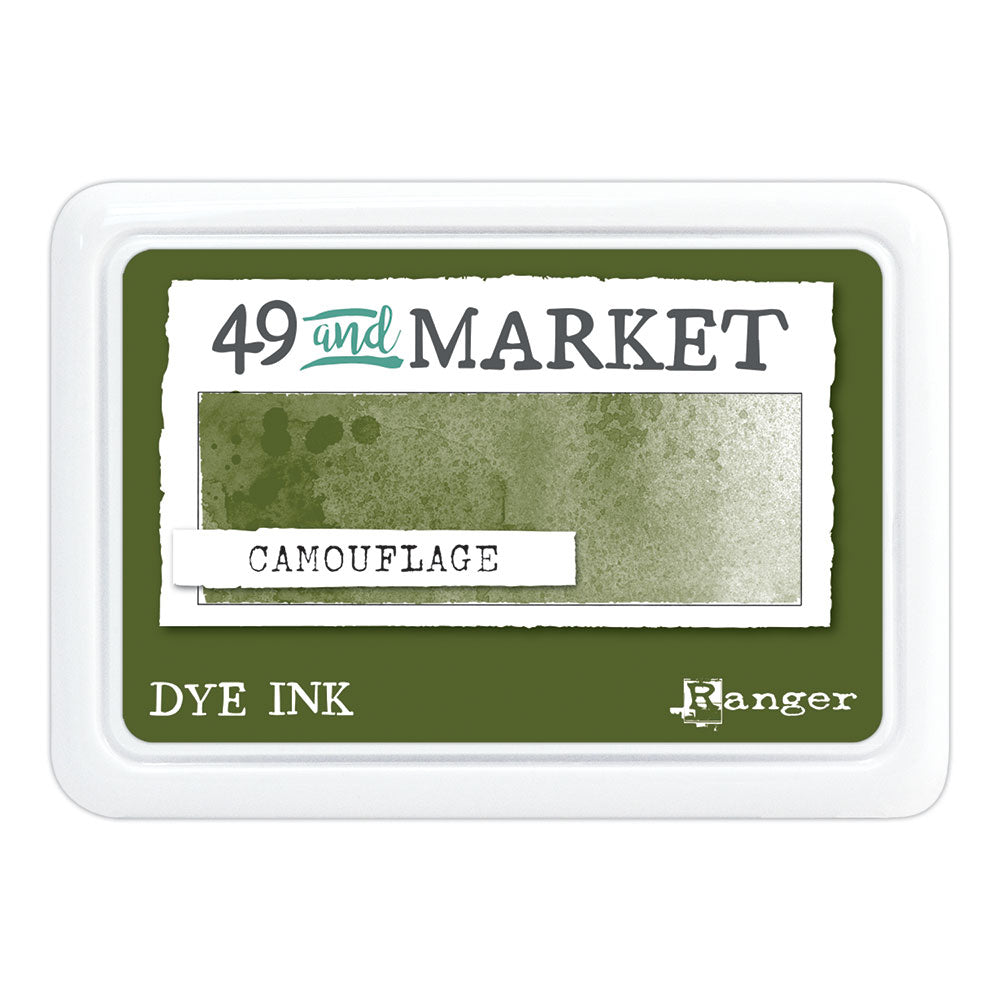 Ranger 49 and Market Camouflage Dye Ink Pad And Reinker Bundle Detailed Image