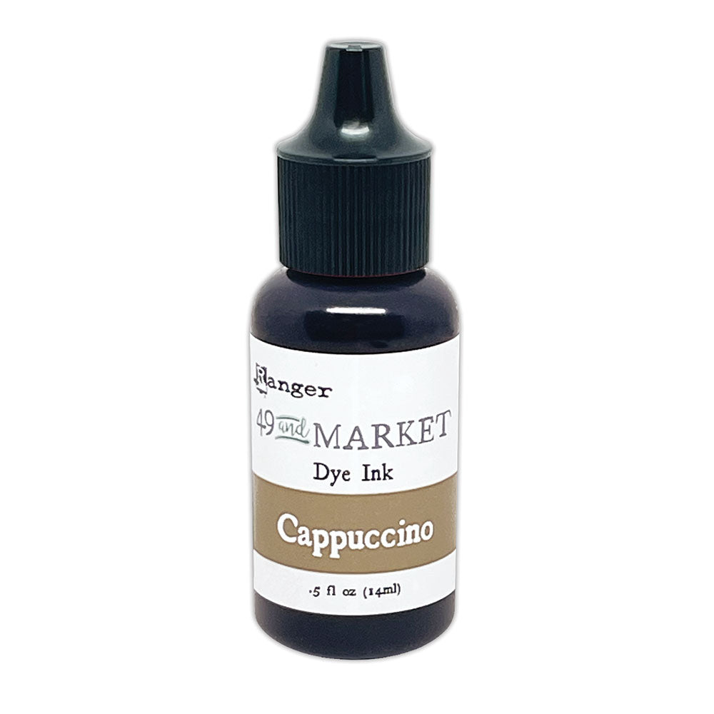 Ranger 49 and Market Cappuccino Dye Ink Pad And Reinker Bundle FMI92520