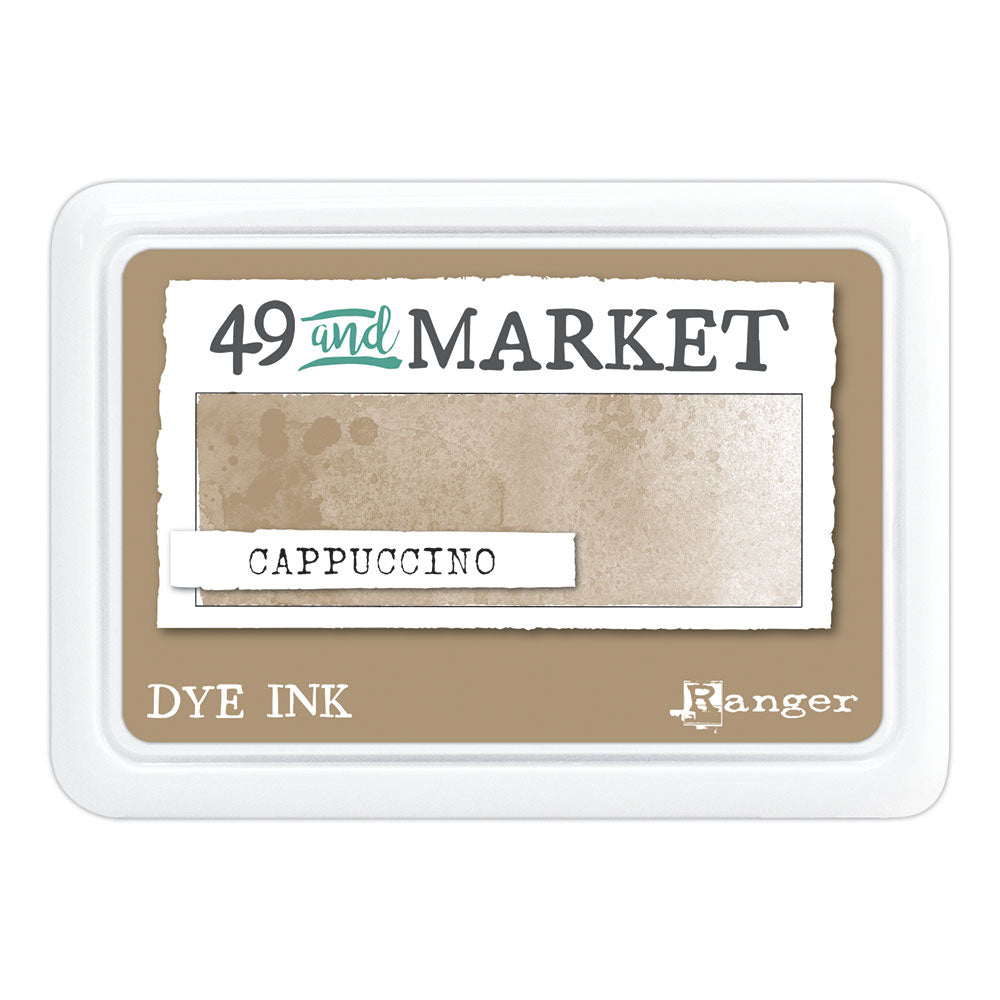 Ranger 49 and Market Cappuccino Dye Ink Pad And Reinker Bundle FMP92377