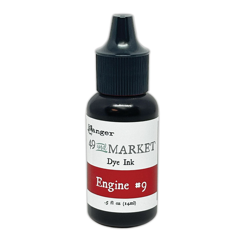 Ranger 49 and Market Engine #9 Dye Ink Pad And Reinker Bundle Bottle Image