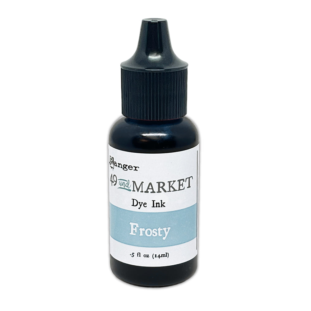 Ranger 49 and Market Frosty Dye Ink Pad And Reinker Bundle Bottle Image