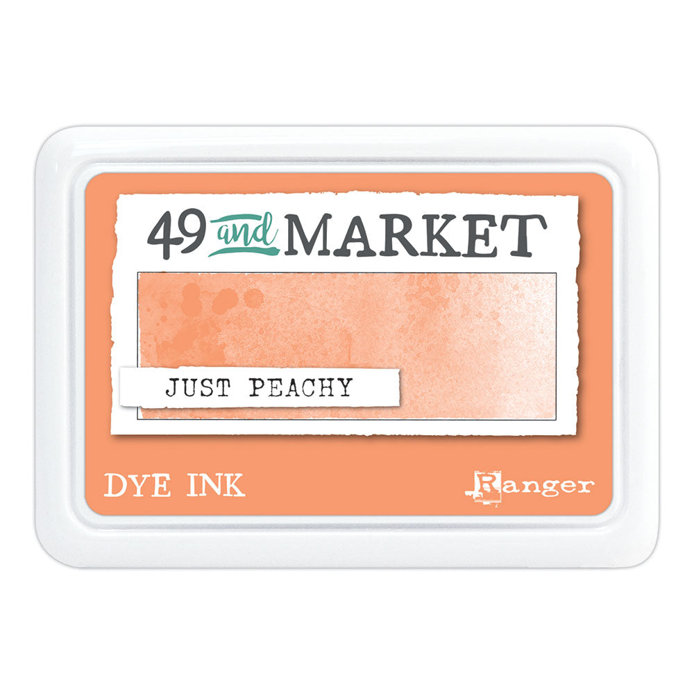 Ranger 49 and Market Just Peachy Dye Ink Pad And Reinker Bundle FMP92414