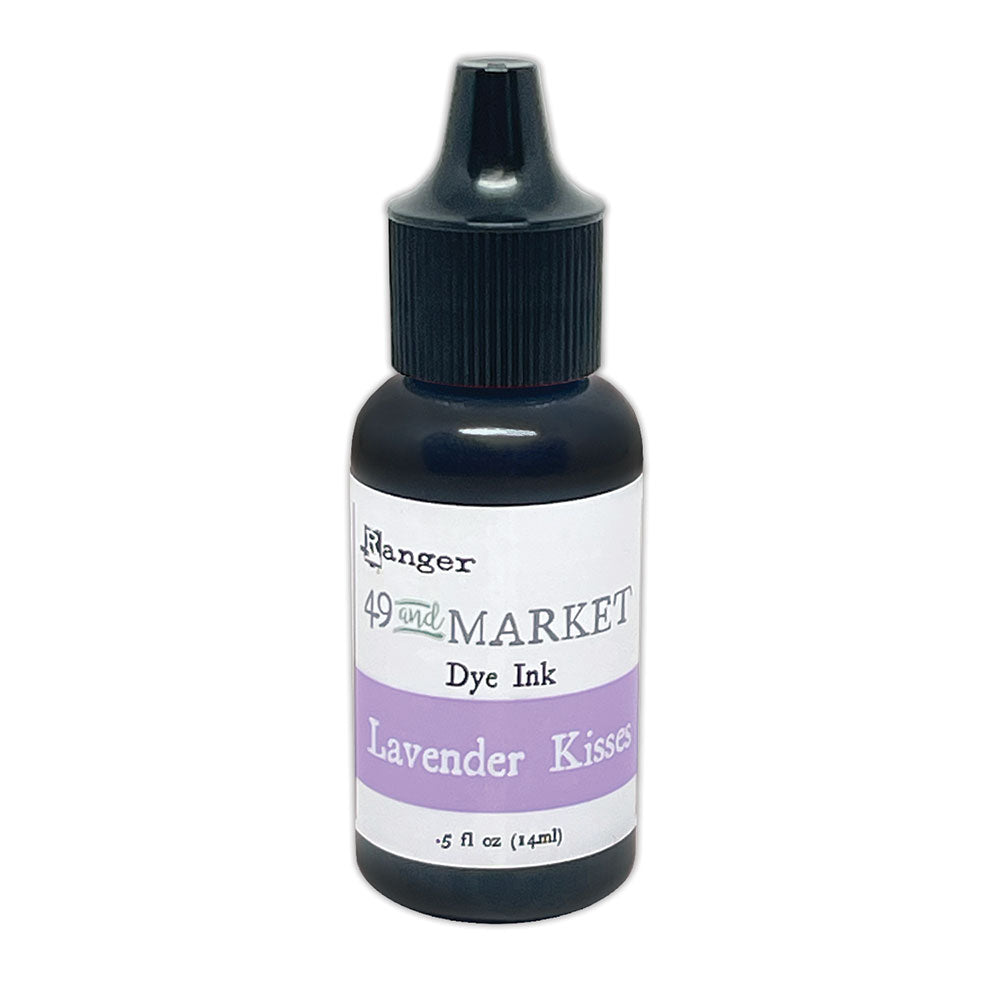 Ranger 49 and Market Lavender Kisses Dye Ink Pad And Reinker Bundle FMI92575
