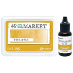 Ranger 49 and Market Pineapple Dye Ink Pad And Reinker Bundle