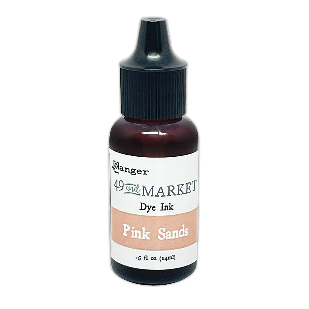 Ranger 49 and Market Pink Sands Dye Ink Pad And Reinker Bundle FMI92605