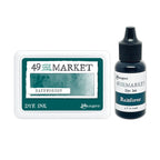 Ranger 49 and Market Rainforest Dye Ink Pad And Reinker Bundle