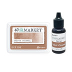 Ranger 49 and Market Salted Caramel Dye Ink Pad And Reinker Bundle