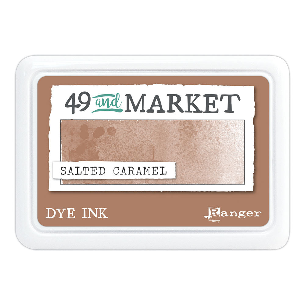 Ranger 49 and Market Salted Caramel Dye Ink Pad And Reinker Bundle FMP92476