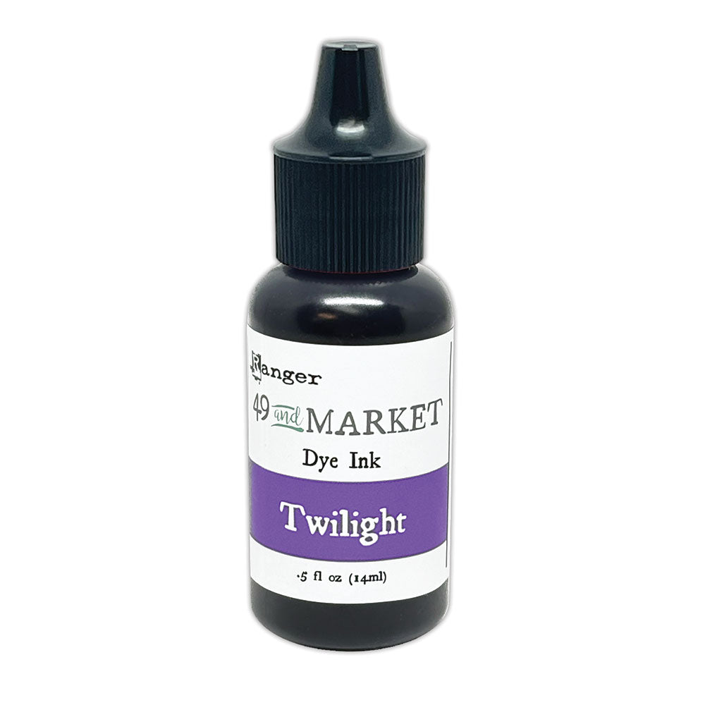 Ranger 49 and Market Twilight Dye Ink Pad And Reinker Bundle Bottle Image