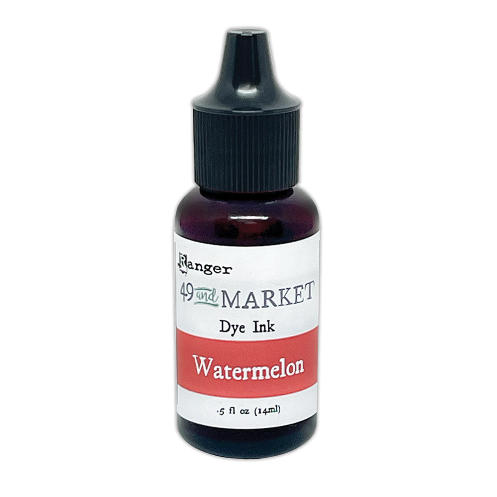 Ranger 49 and Market Watermelon Dye Ink Pad And Reinker Bundle FMI92650