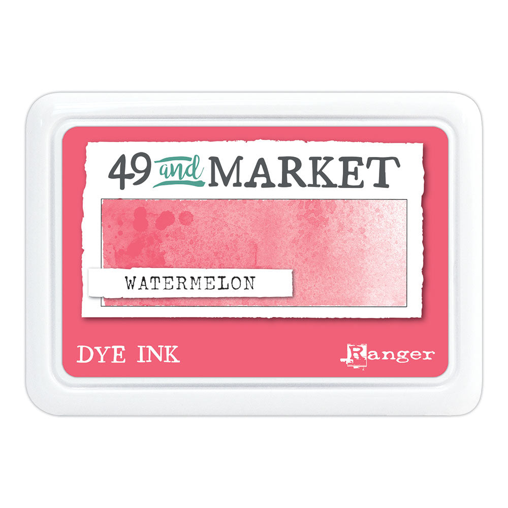 Ranger 49 and Market Watermelon Dye Ink Pad And Reinker Bundle FMP92506