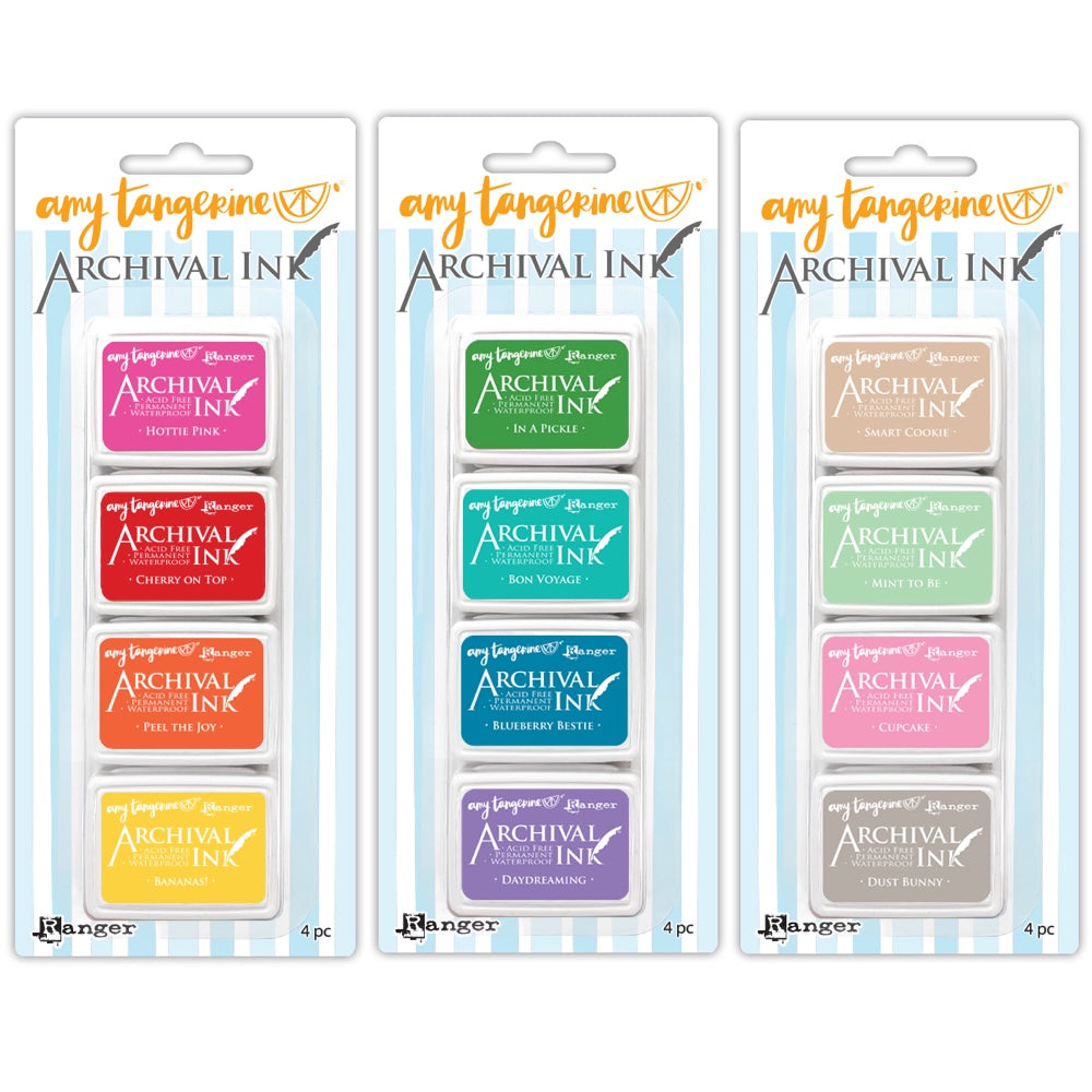 Ranger Amy Tangerine Archival Mini Kits 1-3 Bundle