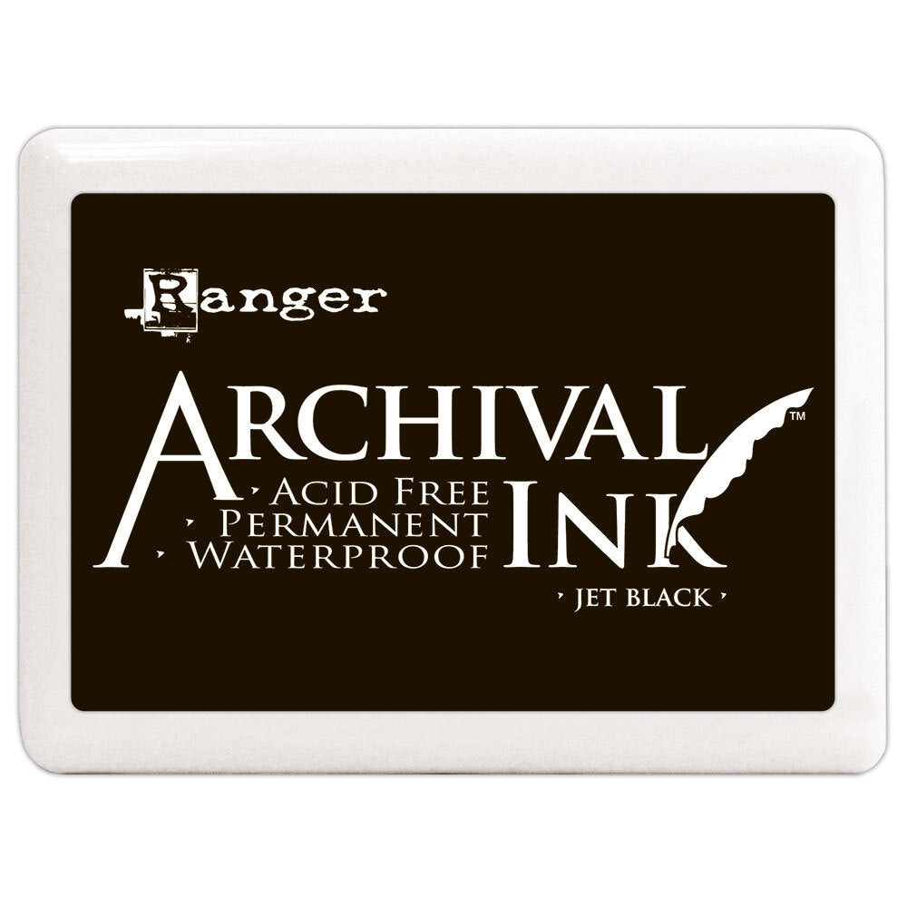 Ranger Archival Ink Pad Jumbo Jet Black A3P06701