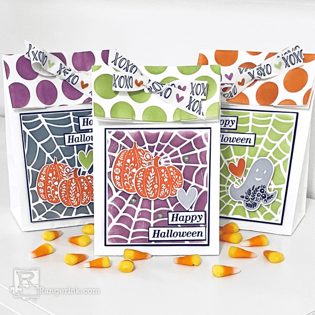Ranger Archival Ink Pad Shadow Grey AIP52517 Halloween Treat Bags | color-code:ALT02