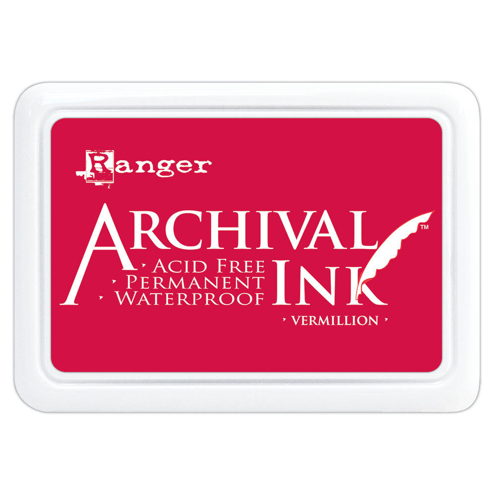 Ranger Archival Ink Pad Vermillion AIP30461