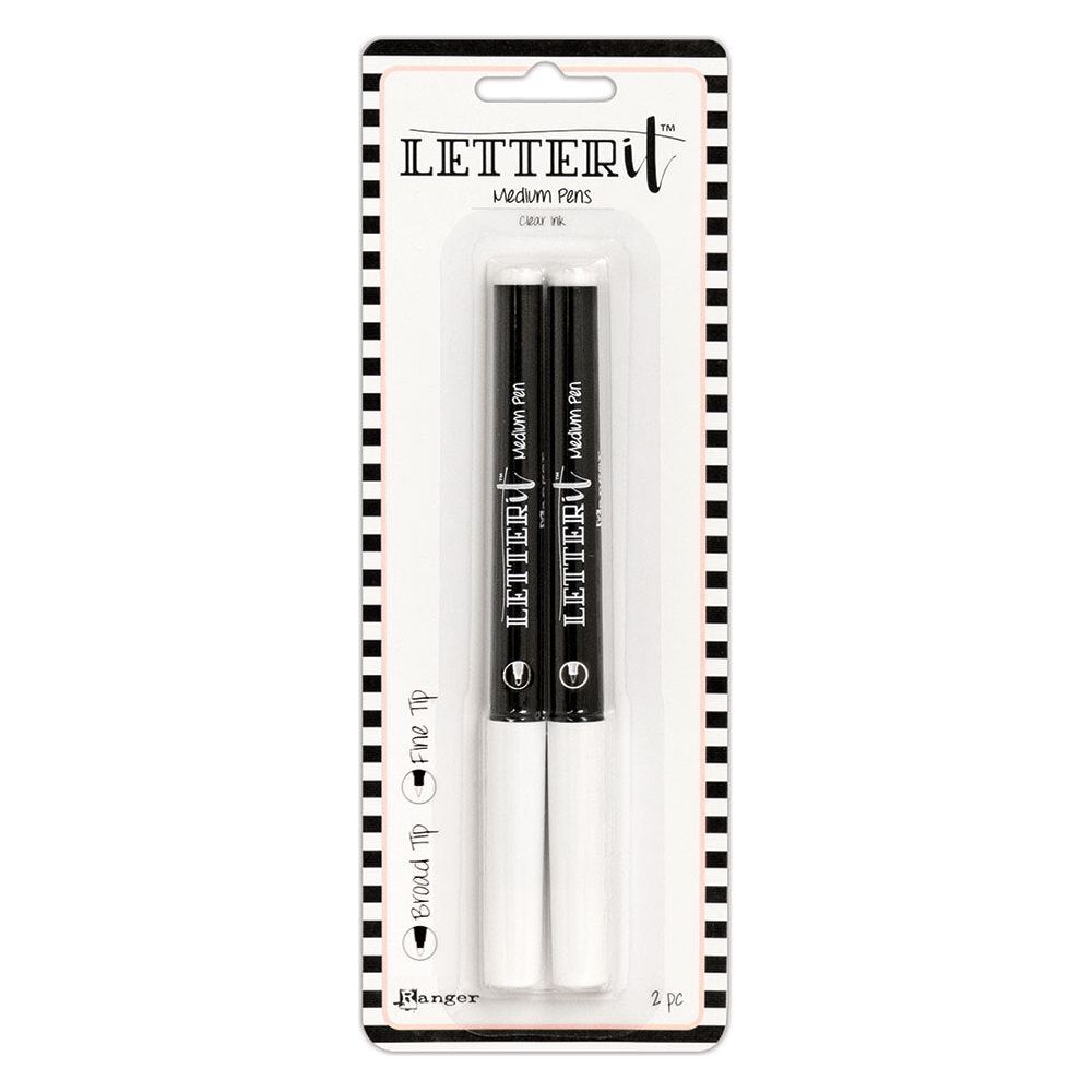 Ranger Clear Medium Pens Set 2 Letter It lei59608