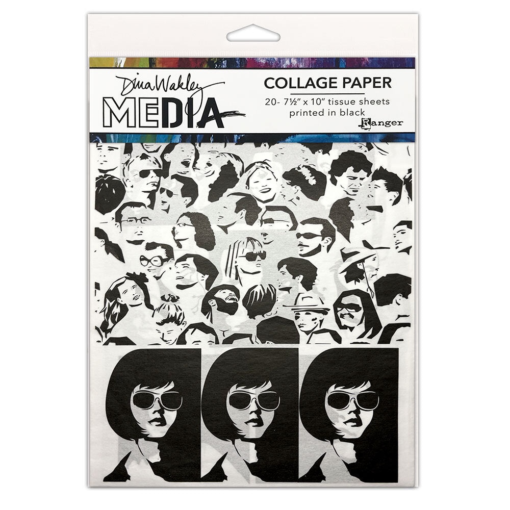 Ranger Dina Wakley MEdia Bold Collage Paper mda85959