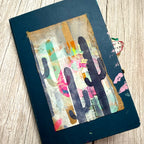 Ranger Dina Wakley MEdia Cactus Masks and Stencils mds87670 Southwestern Scene Project