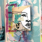 Ranger Dina Wakley MEdia Grunge Specimens Chroma Transparencies mda92728 I remain whimsical Art Journal Piece