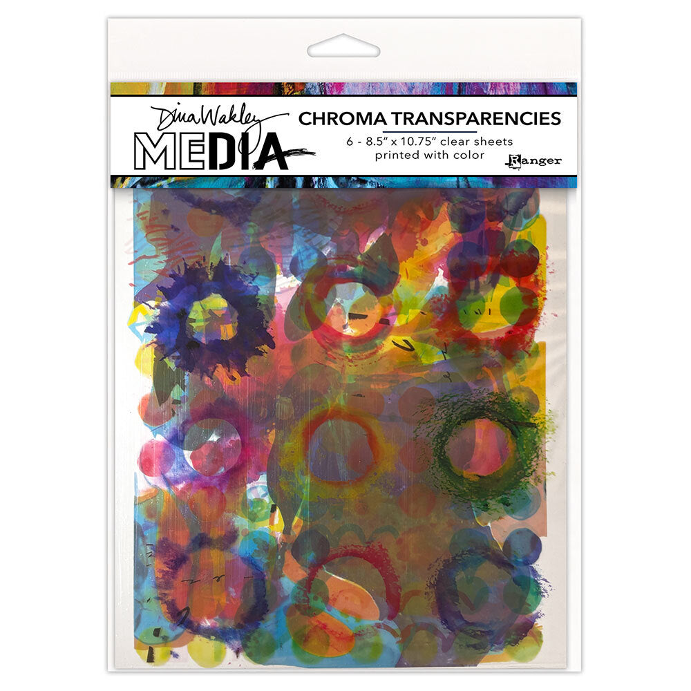 Ranger Dina Wakley MEdia Painted Elements Chroma Transparencies mda92735