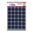 Ranger Dina Wakley MEdia Small Squovals Stencil mds94012