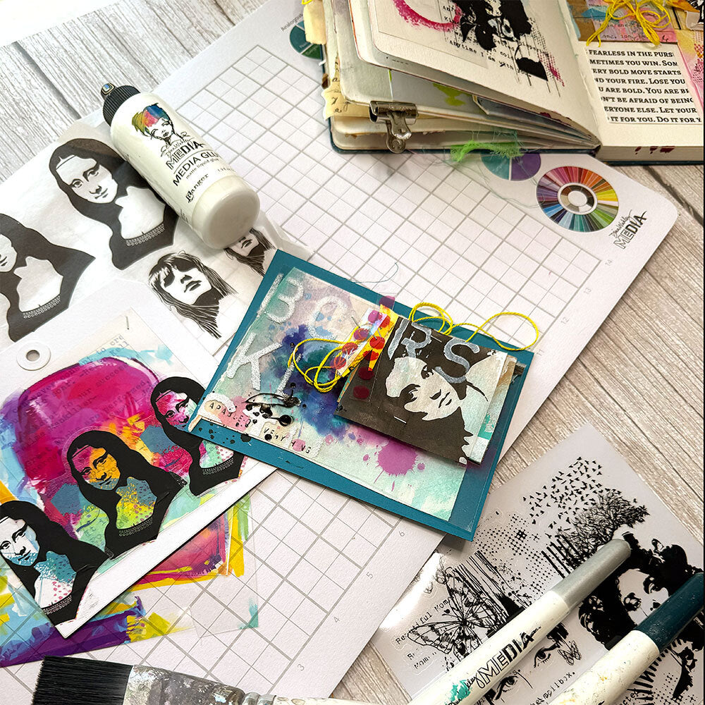 Ranger Dina Wakley MEdia Workplace Pad mda93541 Card Making Space