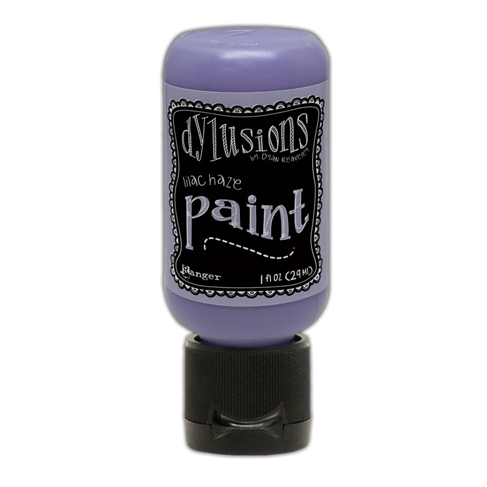 Ranger Dyan Reaveley 1oz Paint Bundle Of 11 With Collapsible Bowl Dylusions DYQ93817 Lilac Haze Bottle alone